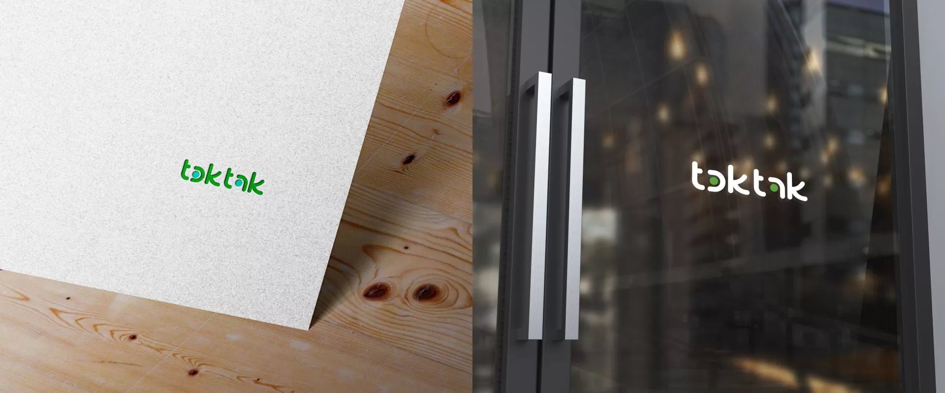 Разработка логотипа компании «Ток-Так» в Москве