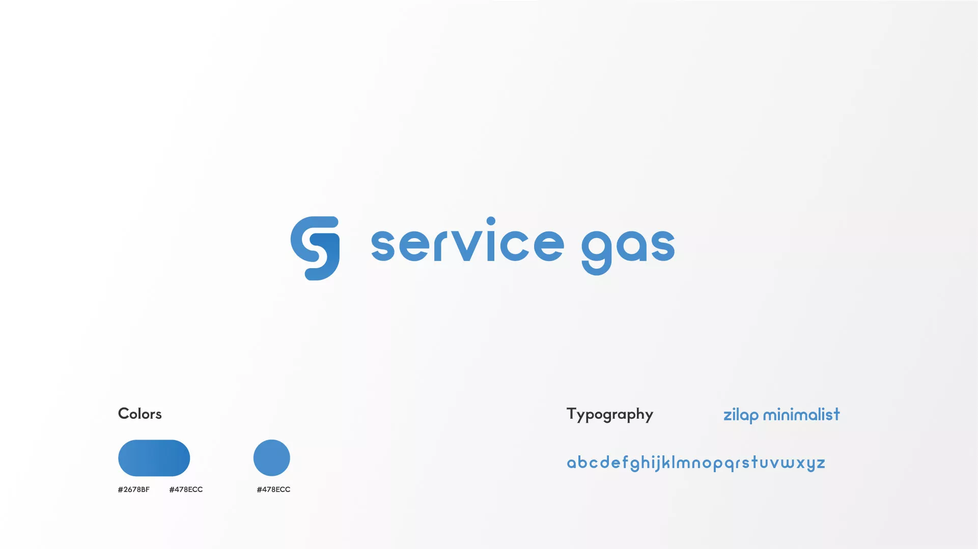 Разработка логотипа газовой компании «Сервис газ» в Москве