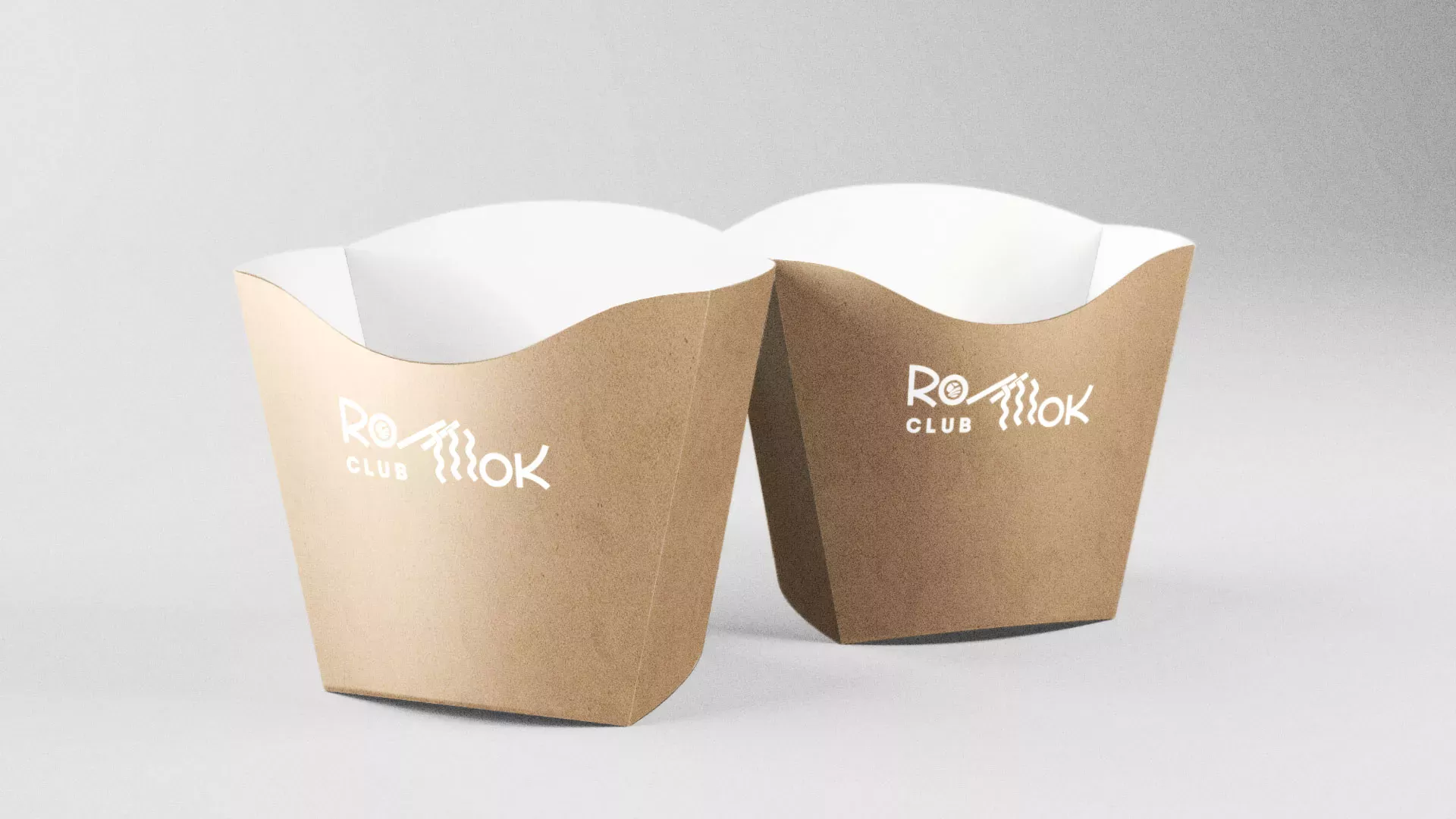 Создание логотипа суши-бара «Roll Wok Club» в Москве