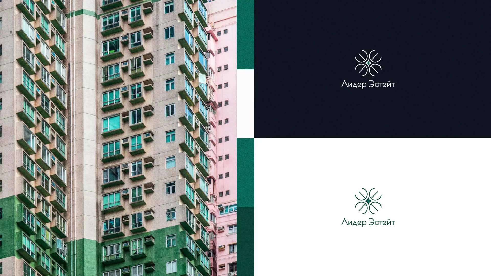 Создание логотипа компании «Лидер Эстейт» в Москве