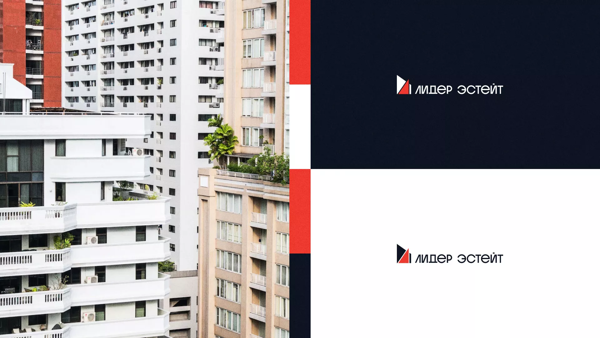Сделали логотип для агентства недвижимости «Лидер Эстейт» в Москве