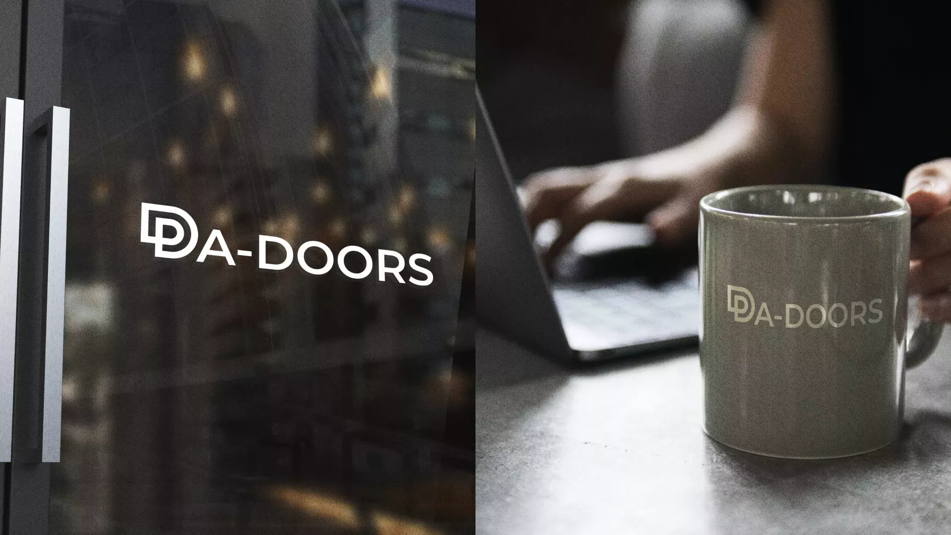 Создание логотипа компании «DA-DOORS» в Москве